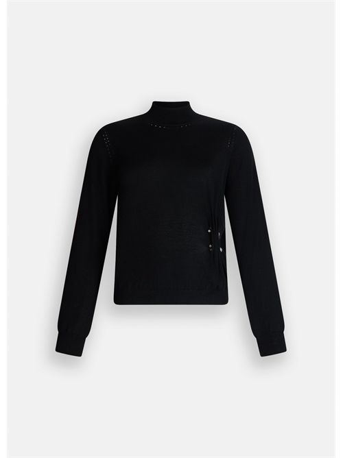 Maglia in lana con perle LIU JO | CF5041MA82O/22222